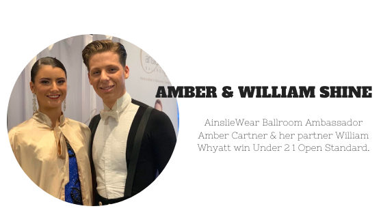 Amber Cartner and her partner William Whyatt Shine at recent WDC AL Championships