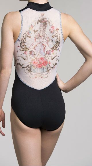 Zip Front with Marie Antoinette Print - AW1062MA