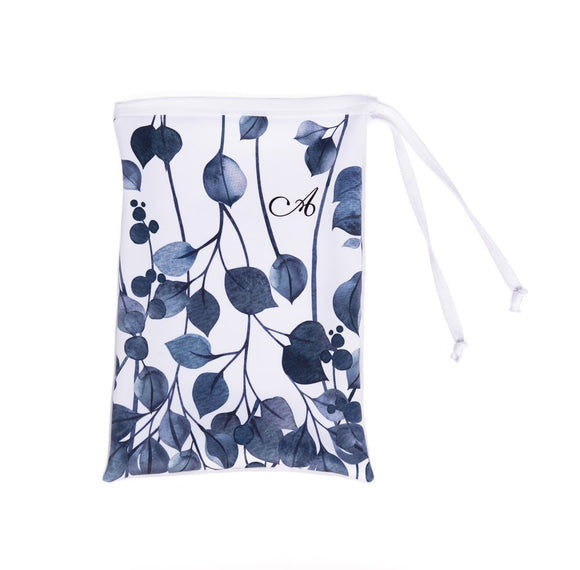 Shoe Bag with Falling Leaves Print - AW902FL